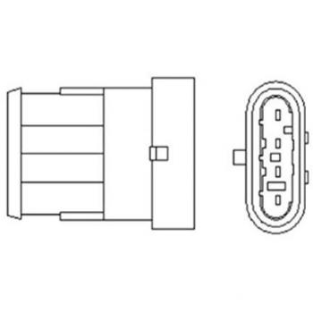 Sensor de Oxígeno Magneti Marelli para Fiat Punto