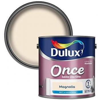 Dulux Instant Matte Wall & Ceiling Coat – Magnolia, 2.5 L