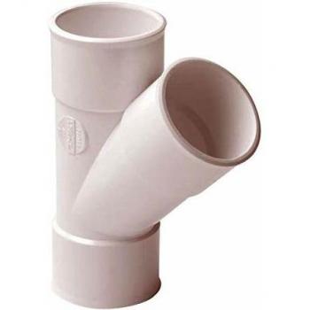 Culotte PVC femelle 45° diamètre 32 mm
