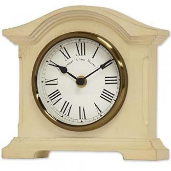 Horloge de cheminée vintage crème Towcester