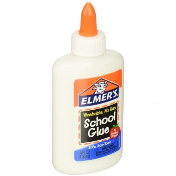 4 oz Elmer's E304 White Glue for School Use – Washable