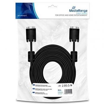 MEDIARANGE SVGA MONITORKABEL 15m MRCS112 schwarz