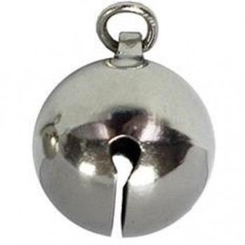 Cloches en laiton 15 mm avec anneau nickelé