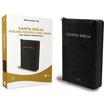 Santa Biblia Rvr1960 Edicion Portatil Con Cremallera by Rvr 1960 Reina Valera 1960