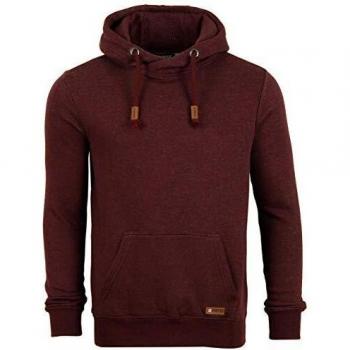 Riverso Julian Sweat-Shirt Homme Poche Kangourou Noir