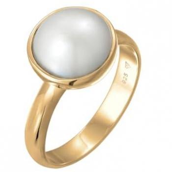 Damenring Mabe Perle Klassisch 925 Sterling Silber