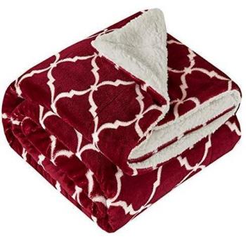 Microlight to Berber Dual Sided Throw Blanket