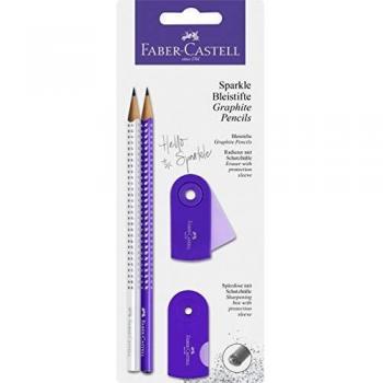 Bleistift-Set Sparkle Lila – SPARKLE 4‑tlg