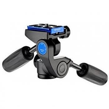 Benro HD1A 3-Weg-Stativkopf (3-Wege-Neiger), Stativkopf, Schwarz