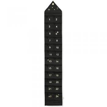 Ferm Living Cotton Advent Calendar, Dark Green, 25 Days, 25x150 cm