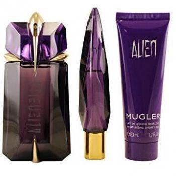 Alien Parfum‑Set Thiréy Mugler: 60 ml, 10 ml Talisman Refills & 50 ml Shower Milk