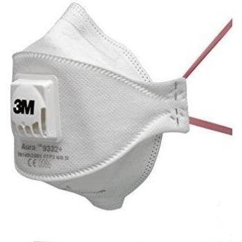 M Aura 9332+ Face Mask FFP3 Valved Respirator