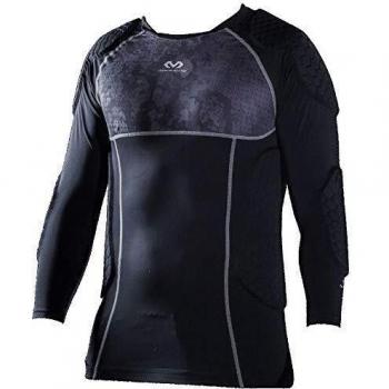 McDavid Hexagon-Torwart-Shirt – Schwarze Schutzkleidung – L