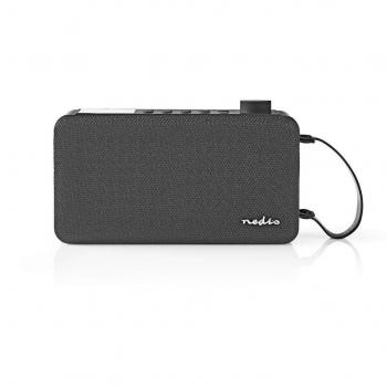 Nedis DAB+/FM Digitalradio 12W – Bluetooth®, schwarz/neue Version