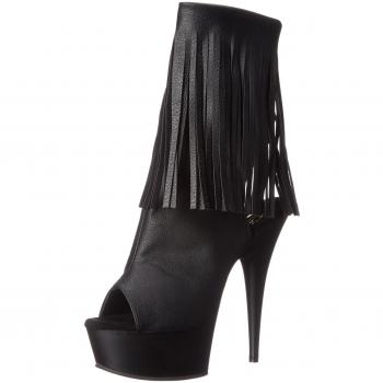 Pleaser Delight 1019 Strappy Open-Toe Bootie