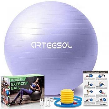 Arteesol Exercise Ball with Quick Pump 55cm