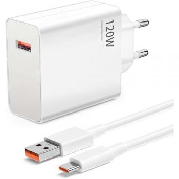 Chargeur Ultra‑Rapide 120 W USB‑C – Compatible Xiaomi et Redmi