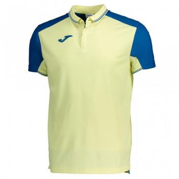 Joma Granada Men’s Small Polo Shirt, Short Sleeve, Yellow/Blue