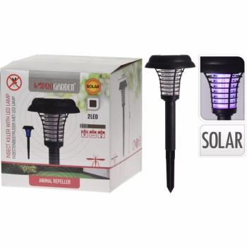 Matainsectos Solar 2 LED UV 14,5 x 40 cm