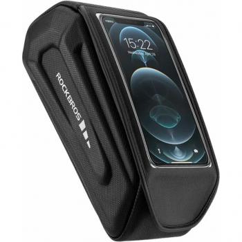 Borsa per telaio bici Rockbros, nera e impermeabile