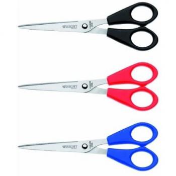 Conjunto Profesional de Tijeras Westcott E‑31031 00: Azul, Rojo y Negro