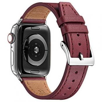 Premium Leather Band Compatible with Apple Watch 38mm/40mm