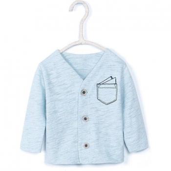 Vlinder Longue Manche Bébé Garçon Manteau Coton Solide