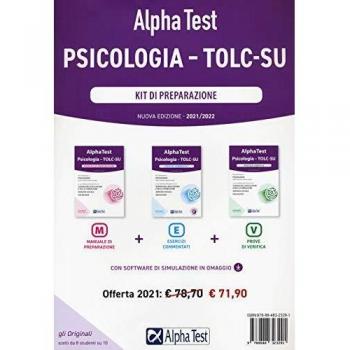 ALPHA TEST. PSICOLOGIA. TOLC-SU. KIT DI
