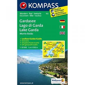 Lago di Garda / Monte Baldo 1 : 50 000: Carta escursionistica, cicloturistica, nautica. Wander-, Bike
