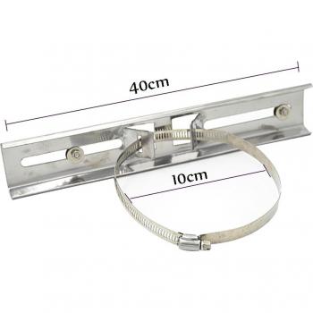 Outdoor Surveillance Camera Rainproof Column Distribution Box with Vertical Cross Arm (250mm)