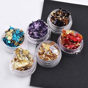 Couverture Complète Nail Art Glitter