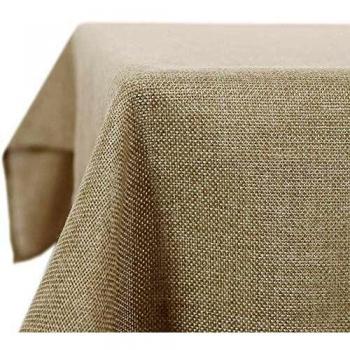 Nappe anti‑tache effet lin Deconovo 132×229 cm