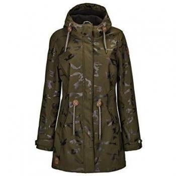 G.I.G.A. DX Damen-Parka „Cavessa Camou“ – Größe 38 – Olive Brown