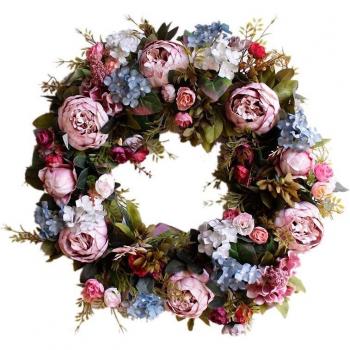 Guirlande Florale Maison 53 cm