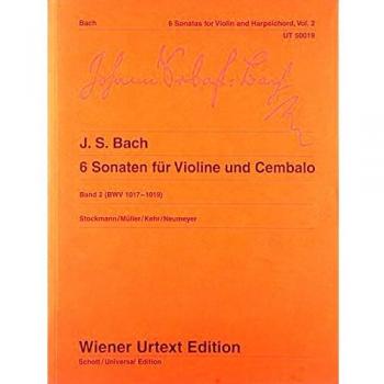 6 Sonaten: Nach den Abschriften. Band 2. BWV 1017