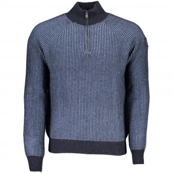 North Sails Blue Wool Turtleneck Sweater