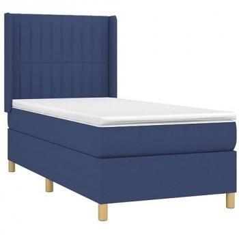 Stilvolles Boxspringbett mit Matratze und LED 100x200 cm