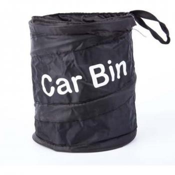 Papelera de basura plegable para vehículos