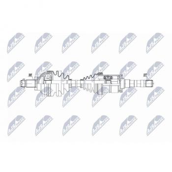 Heavy Duty Drive Shaft NTY NPW-BM-018