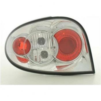 Jeu de Feux Arrière Chromés pour Renault Megane 3 Portes 96-98
