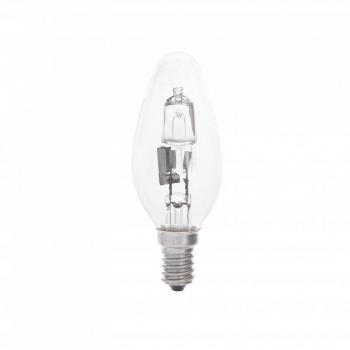 4 lampadine alogene E14 ECO 28W candela B35