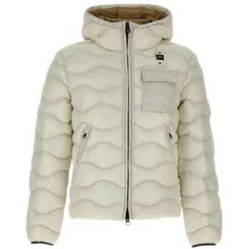 Piumino Blauer uomo bianco panna Bryant con taschino imbottitura eco