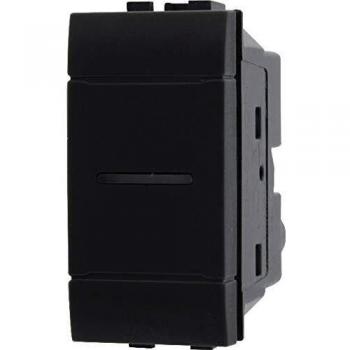 Deviatore Assiale 1P 10A 220~ 1M Nero Compatibile Living Bticino