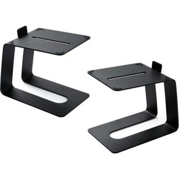 Supports d'enceintes de bureau inclinés amortisseurs de vibrations