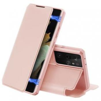 Dux Ducis Skin X Buchschutz (Galaxy S21 Ultra), Handycase, Rosa