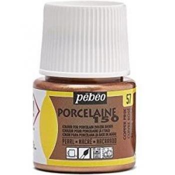 Pebeo Künstlerfarben‑Set Porzellan Kupfer‑Rosa 45 ml