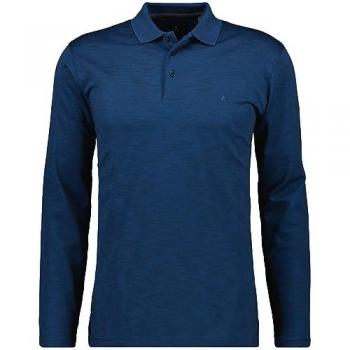 RAGMAN Herren Langarm Poloshirt, Softknit, Größe L