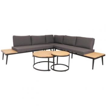 MCW Balkon-Set H54c – Spun Poly Akazie Holz, Stahlrahmen