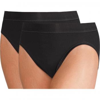 Damen-Schwarzer Slip 2er Set – ESGE, Größe 48/50
