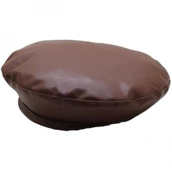 Ladies PU Leather Beret